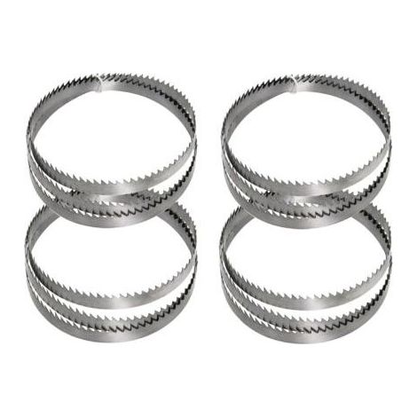 Lames de scie à ruban en acier SK5, lot de 4 pièces 1425 x 6,35 x 0,35 mm, 14 TPI