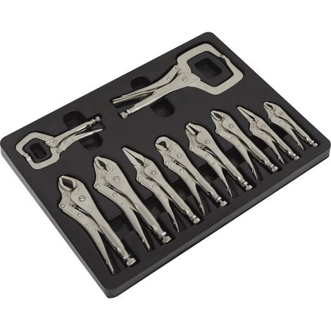 Sealey Premier Locking Pliers Set 10pc AK6800 (1/4)