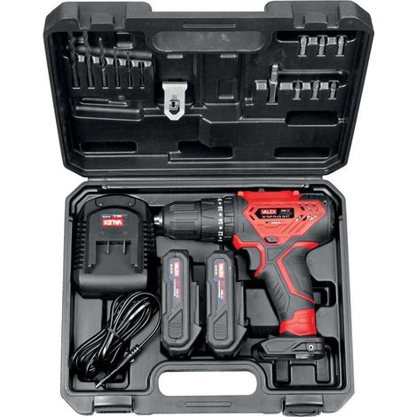 Valex Trapano Avvitatore Batteria M-Tap Plus 18V 2 Velocità Valigetta