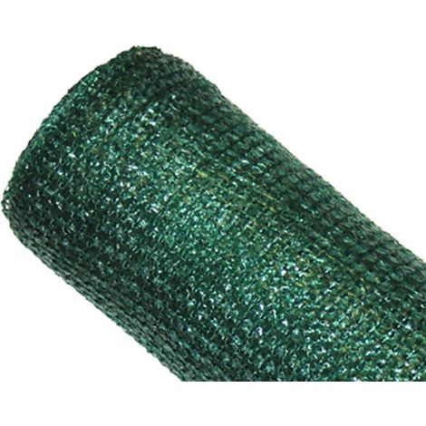 Brise-vue 80% - Vert - 95gr/m² - Sans Boutonnières Vert 1m x 5m