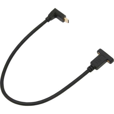 Câble USB-C Mâle/Femelle 3.1 avec Fixation Vis pour Connexion Stable et Rapide (1/5)