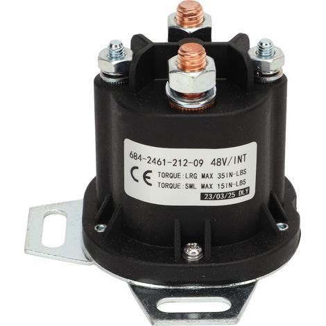 Électrovanne 48V 150A 649373 en Métal, Performance Stable, économie D'énergie, Adaptée aux Chariots électriques EZGO RXV 2008 jusqu'à Présent. (1/5)