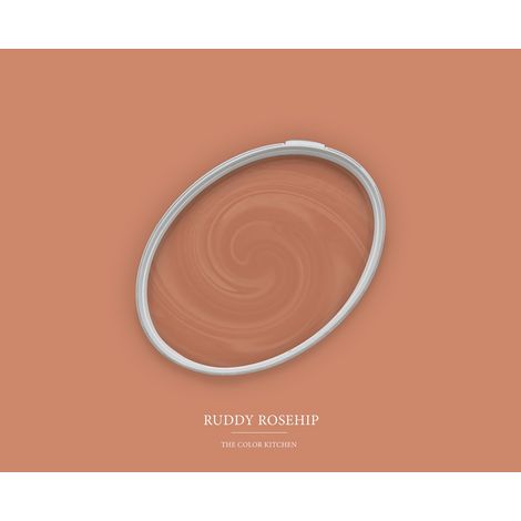 A.S. Creations – Peinture terracotta mat 2,5L – Haute couvrance classe 1 – Résistance à l'abrasion humide classe 2 – Facile à appliquer