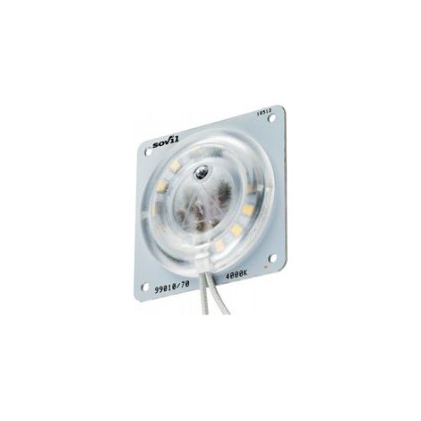 Module LED pour lampes Sovil - Éclairage avec 15 LED SMD 2835 - Consommation 10W - Rendement 100W - Classe d'efficacité énergétique E - Flux lumineux 1070 lumens - Température de couleur 4000°K - Lumi (1/2)