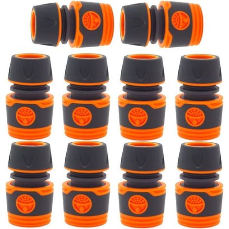 10 pièces Connecteur de Tuyau d'arrosage, Connecteur de Tuyau, Connecteur Rapide de Tuyau d'arrosage 1/2 Pouce, Connecteur de Tuyau, pour Le Lavage de Voiture et Le raccordement de Tuyau (1/5)