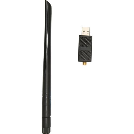 Carte WiFi USB 3.0 Dual Band 1200M avec Antenne Flexible 6dBi pour Bureau Domicile (1/5)