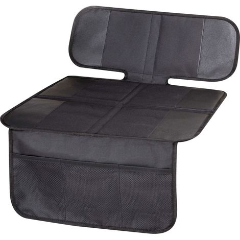 Kindersitzunterlage George Premium, Auto-Schutzunterlage, Sitzschoner Kindersitz schwarz (1/5)