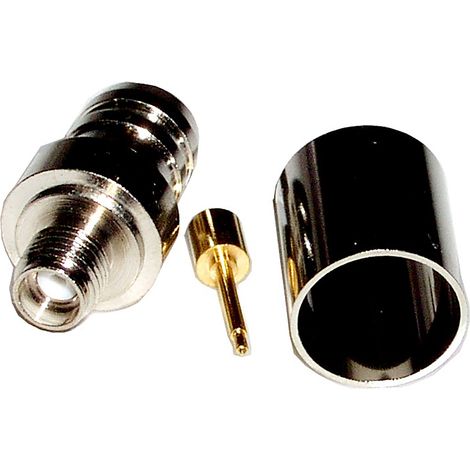 BeMatik - Conector Crimpable HDF-400 (rSMA-Hembra Aéreo)