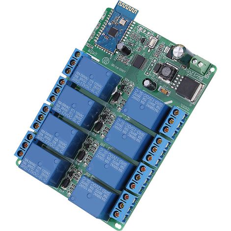 Relais Bluetooth 8 canaux, télécommande mobile Android, interrupteur pour moteur et éclairage (1/5)