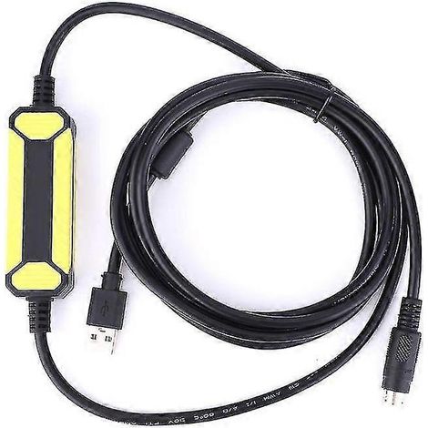 Câble de programmation compatible avec les automates programmables Mitsubishi FX1S, 1N, 2N et 3U de la série FX (USB-SC09, 2,5 mètres) (1/5)