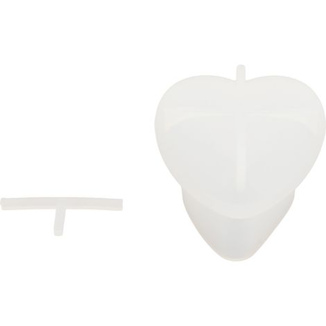 Moule en silicone cœur amour pour poignée de tiroir, bougie DIY, résine époxy et cristal – forme de bouton de meuble, moule artisanal. (1/5)