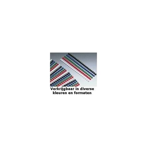 GBC COMBBIND SPINE 21R 10MM RED carpeta de cartón (1/4)