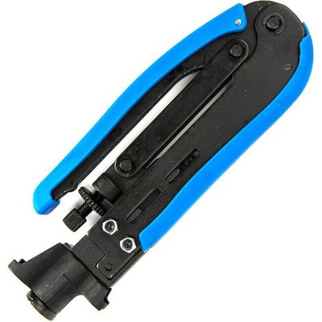 Pince à sertir pour câbles coaxiaux RG59/RG6, pince à sertir pour câbles réseau à tête F, outil d'extrusion-AquaForge