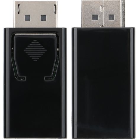 DisplayPort-Stecker auf HDMI-Buchse Adapter für PC, Laptop, HDTV – Schwarze Schnittstelle (1/5)