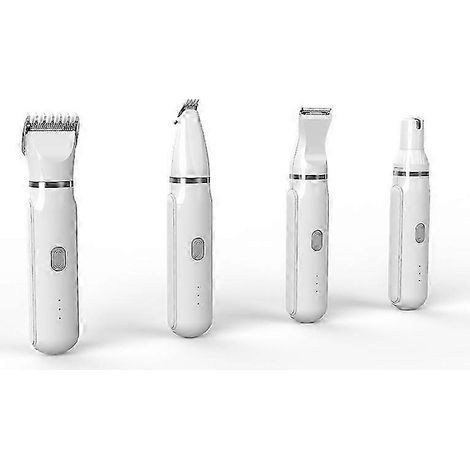 Tondeuse pour chien, kit de toilettage sans fil rechargeable 4 en 1, tondeuse professionnelle silencieuse avec lime à ongles et peigne. (1/5)