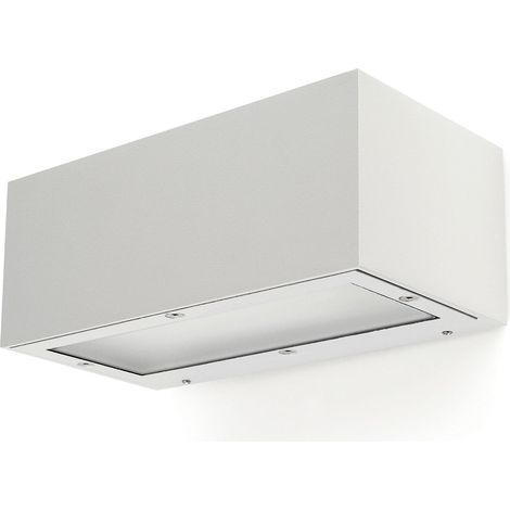 Aplique de pared ISORA doble emisión E27 20 W IP65 Blanco (1/4)