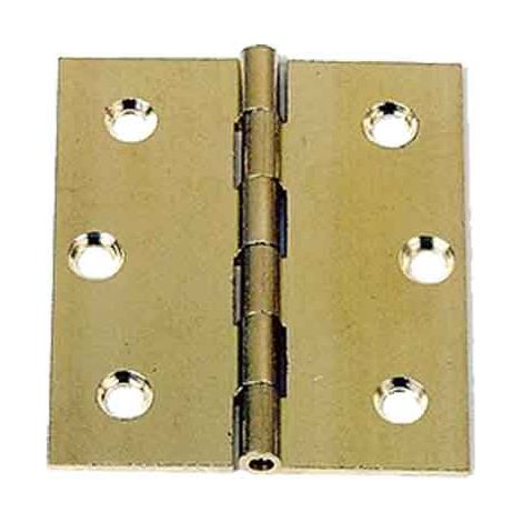 CERNIERA FRESATA PIANA 'ECO' 60x50 mm - Bronzato