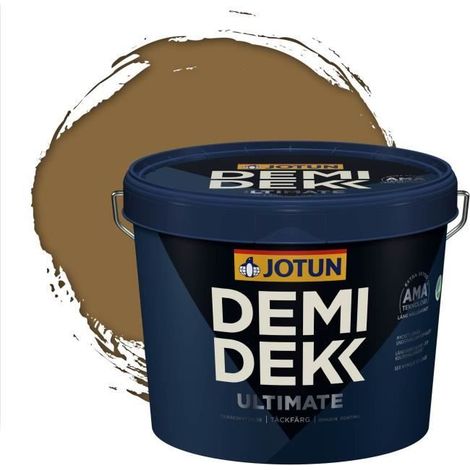 Peinture Bois - DEMI DEKK ULTIMATE - Lasure Opaque Satinée - RAL 8000 - 3L (1/2)