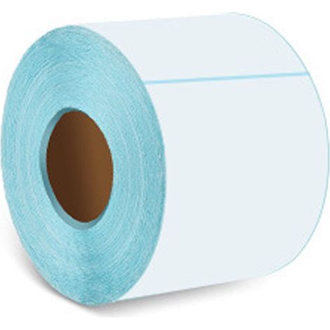Bardusch-Étiquettes thermiques directes blanches perforées, 100 mm x 100 mm, 500 étiquettes par rouleau (1/5)