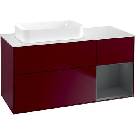 Villeroy & Boch F691HGHB Meuble sous-lavabo Finion F69 (1/2)