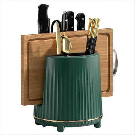 Porte-couteaux rotatif, porte-baguettes, boîte de rangement pour fourchettes, C (1/5)