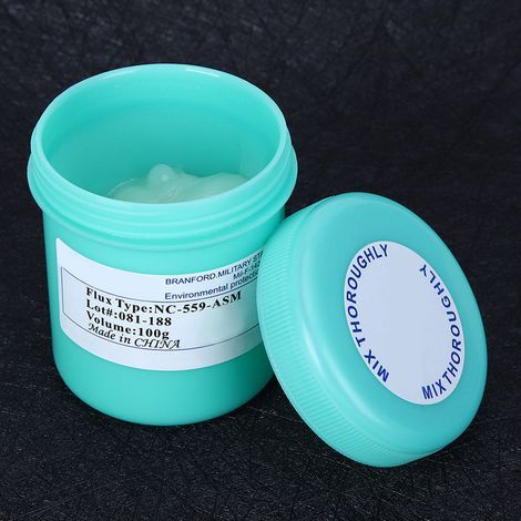 Pâte de Flux NoClean pour réparation de téléphone, crème d'étain à souder 559 NC559ASM 28um (1/5)