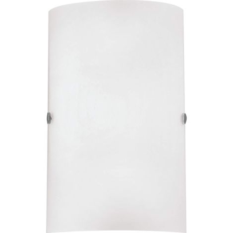 Eglo Lampada da parete Troy 3, lampada da tavolo uno punto luce, lampada da parete, acciaio, nichel opaco, satinato, bianco, E14 (1/5)