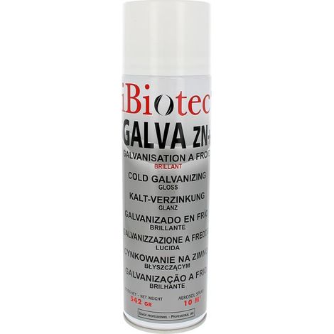 Galvanisant à Froid Brillant Ibiotec en Aérosol 400mL