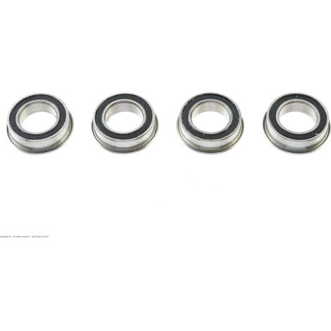 Revtec - Ball Bearing - Chrome Steel - ABEC 3 - Rubber Shielded - 6X10X3 - Flanged - MF106-2RS - 4 pcs