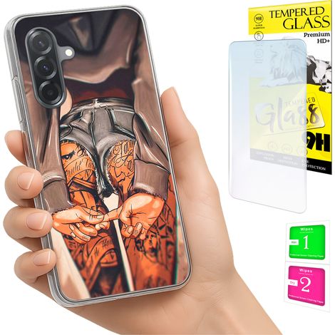 Custodia per Samsung Galaxy A36 / A56, cover fotografica, cover posteriore + vetro 9H (1/5)