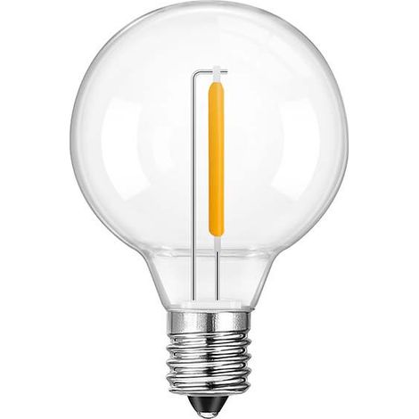 Ampoule G40 LED E12 DC 12V, 25 pièces, basse tension verre vintage 2700K pour guirlande lumineuse décoration jardin (1/4)