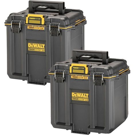 Dewalt Toughsystem 2.0 DWST08034-1 Half Width Deep Tool Box + Tough Case X 2 (1/5)
