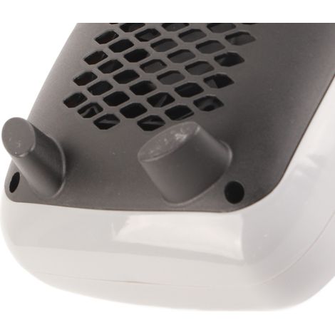 [Elektrischer Wandheizkörper] Keramikheizkörper mit Fernbedienung und LED-Anzeige – programmierbarer Thermostat, geräuscharmer Betrieb, Trockenheizung, 800 W, ABS, Grau, 110-V-US-Stecker (1/5)