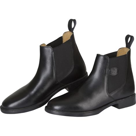 Reitstiefelette Leder Classic schwarz, Gr. 40