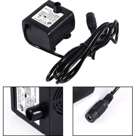 Pompe Submersible Solaire 12 V Cc - Pour Aquarium Bassin Fontaine Jardin Hydroponique - 35 Db - Acier Inoxydable - 1 Pièce (1/5)