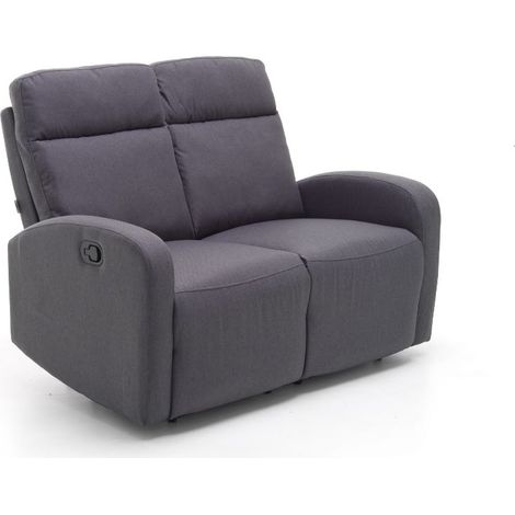 Divano SHELL 2 Posti in tessuto blu jeans mod. M0691-02 misura 132x93xH101 cm