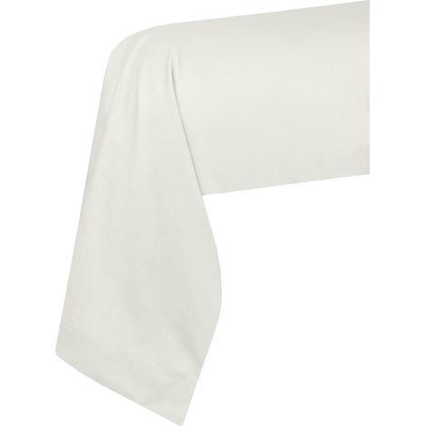 Taie de traversin ivoire Eden 45 x 185 cm