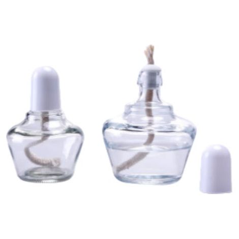 Lampe à alcool de 150 ml, portable pour une utilisation domestique, antidéflagrante et antiadhésive, adaptable au laboratoire. Lot de 2 (1/4)