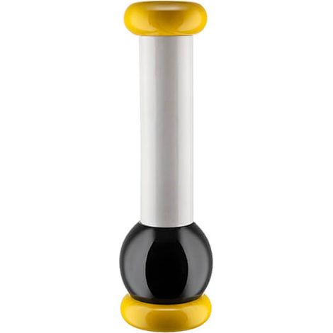 Alessi Wood Pepper Mill Yellow