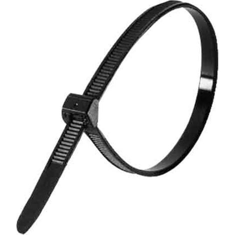 FASCETTA DI CABLAGGIO 2,5x200 mm - Nera Q.TA 100