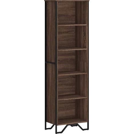 Maison Exclusive - Bücherregal Braun Eichen-Optik 50x31x169 cm Ho