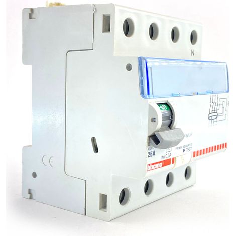 Differenziale puro 0,30A 4 moduli 25A Bticino