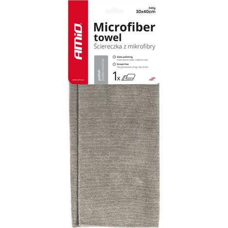 Paño de microfibra para pulir coches 30x40 cm amio-03741 (1/4)
