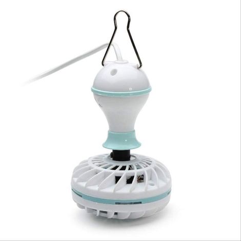 Kompakter und tragbarer Deckenventilator mit 30 dB Geräuschreduzierung, 5 Flügeln, 8 W energiesparend, motorlos, für Schlafzimmer und Homeoffice. (1/5)