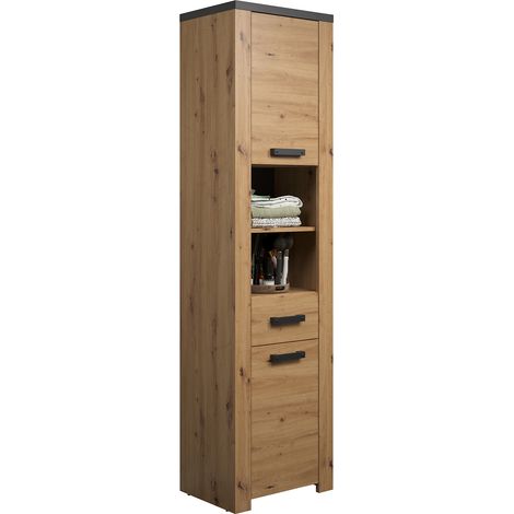 Follow Hochschrank Bad Eiche dekor. (1/5)