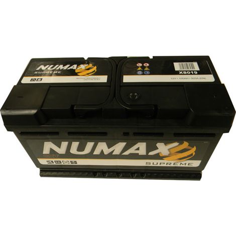 Numax – Batterie voiture 12V 100Ah – XS019 – Intensité de démarrage 920A – Batterie sans entretien prête à l'emploi (1/2)