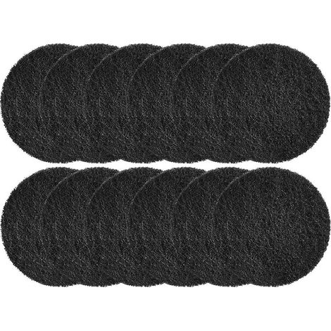 Lot de 12 Filtres Absorbants pour Poubelles, DéSodorisant Purifiant au Charbon Actif Seaux à Compost Ronds (1/5)