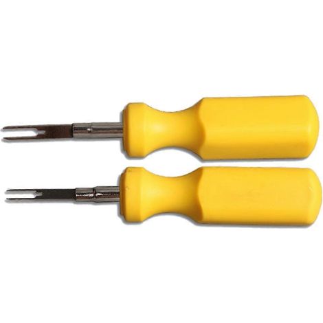 Ensemble de 2 extracteurs de broches pour connecteurs de câblage automobile 3 mm + 2 mm, outil de retrait de bornes. (1/5)