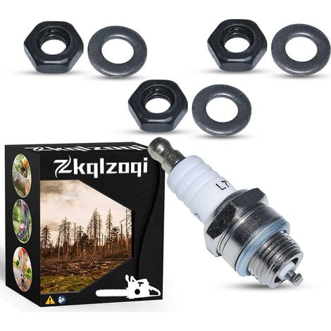 Kit écrou de volant, rondelle et bouchon pour Husqvarna 357XP 340 345 350 353 359 pour tronçonneuse, Écrou, Rondelle, Bougie d'allumage (1/5)