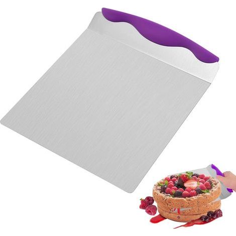Pelle Gâteau Pizza Inox - 1 pièce, Pelle Gâteau Pizza Inoxydable 24x20.3cm - Pour Pâtissier/Professionnel (1/4)